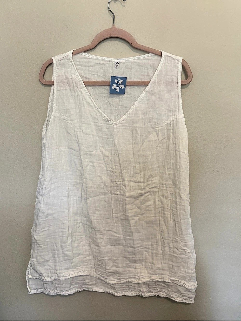 Aloha Tank Top Tank Top in White XL